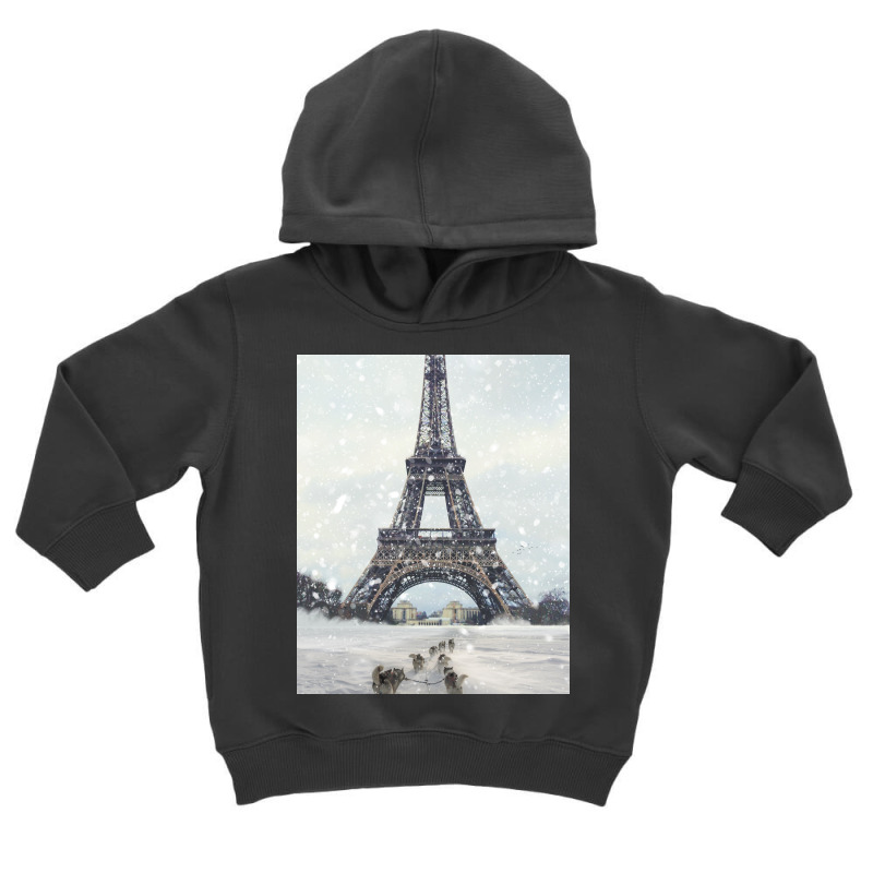 Paris Toddler Hoodie by omerpsd | Artistshot