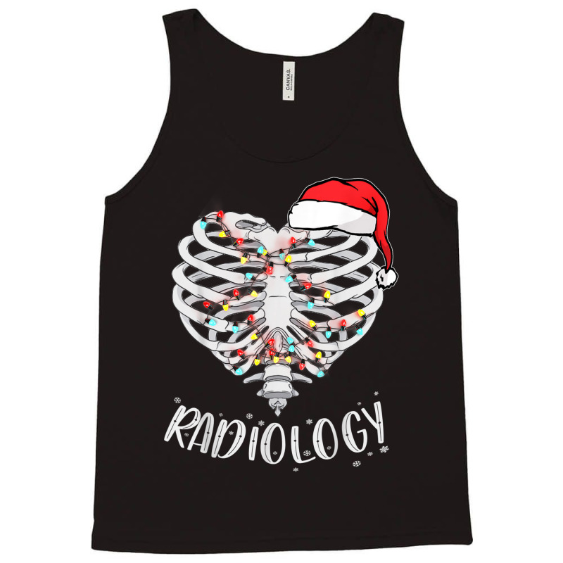 Skeleton Heart Radiology Christmas Radiologist Mri Tank Top by terrilyn | Artistshot