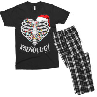 Skeleton Heart Radiology Christmas Radiologist Mri Men's T-shirt Pajama Set | Artistshot