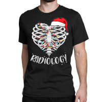 Skeleton Heart Radiology Christmas Radiologist Mri Classic T-shirt | Artistshot