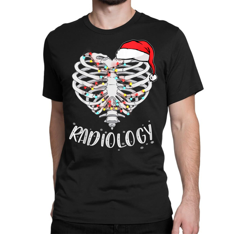 Skeleton Heart Radiology Christmas Radiologist Mri Classic T-shirt by terrilyn | Artistshot