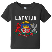 Latvian Language Latvija Emblem Premium T Shirt Baby Tee | Artistshot