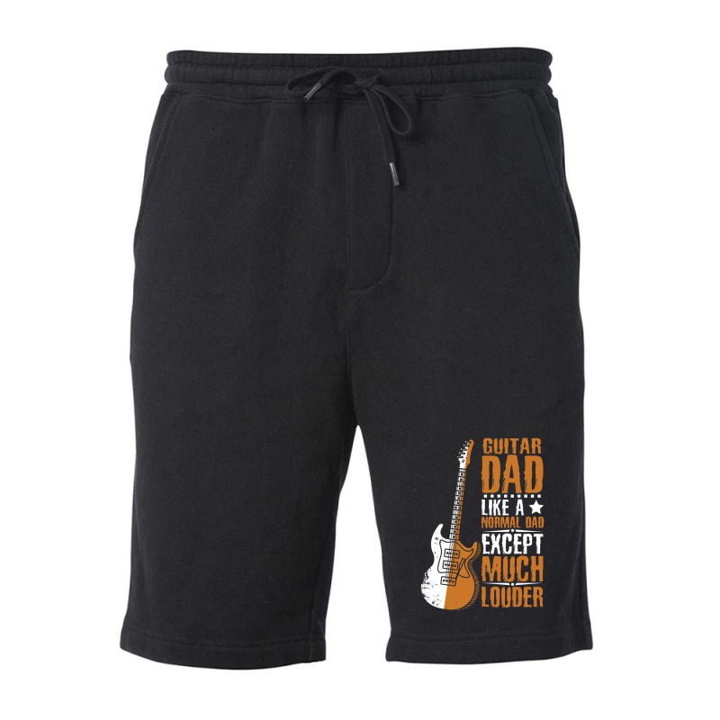 Electric Guitar Dad Fleece Short | Artistshot