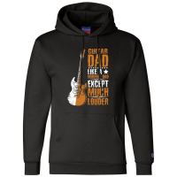 Electric Guitar Dad Champion Hoodie | Artistshot