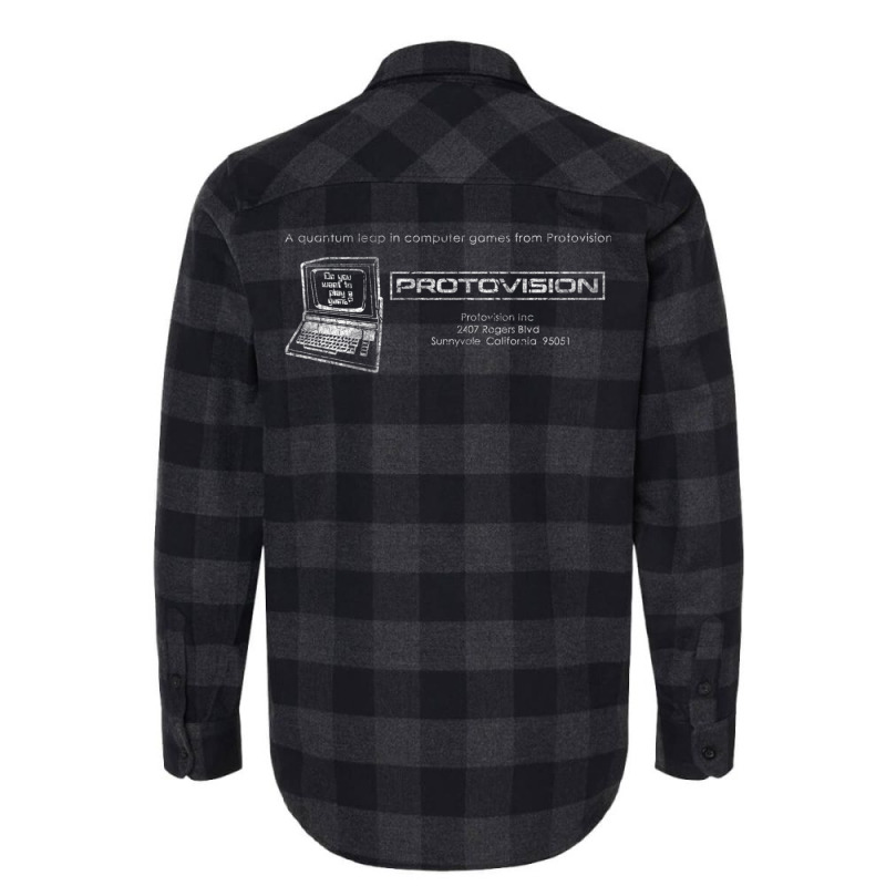 Protovision Computer Games Wargames Flannel Shirt by SaraBachmann | Artistshot