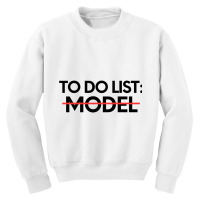 Funny To Do List Model Retirement Worker Celebrati Youth Sweatshirt | Artistshot