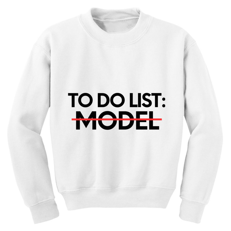 Funny To Do List Model Retirement Worker Celebrati Youth Sweatshirt | Artistshot