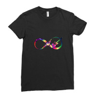 Electric Guitar Infinity Tie Dye Ladies Fitted T-shirt | Artistshot