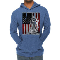 Knight Templar American Flag Crusader T Shirt Lightweight Hoodie | Artistshot