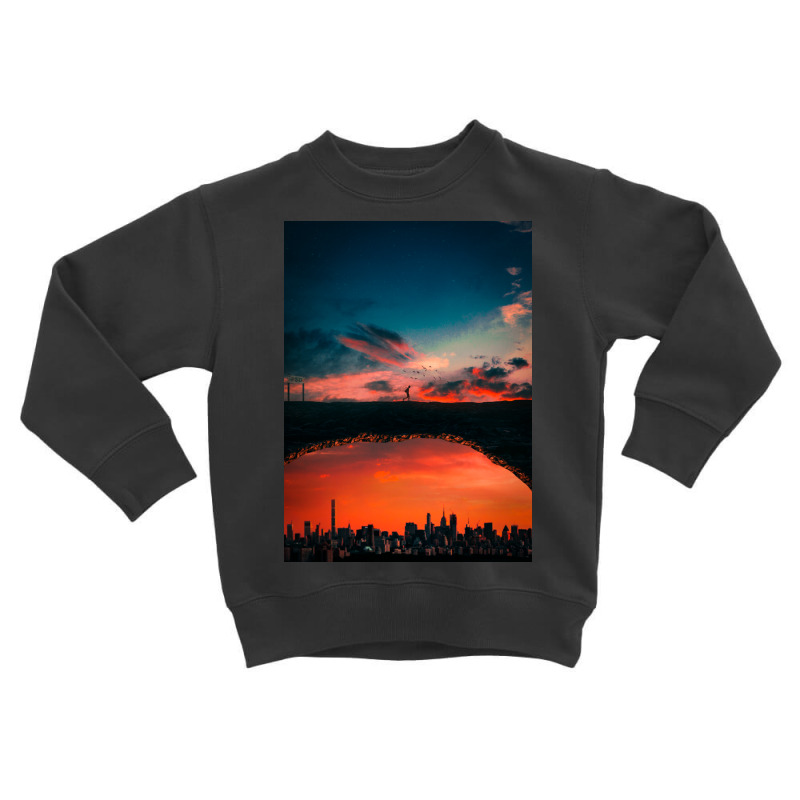 Alone Man Toddler Sweatshirt by omerpsd | Artistshot