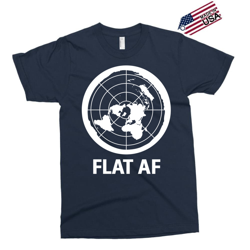 Flat Af Flat Earth Society Exclusive T-shirt by winkleslifkos | Artistshot