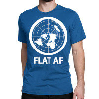 Flat Af Flat Earth Society Classic T-shirt | Artistshot