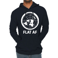 Flat Af Flat Earth Society Lightweight Hoodie | Artistshot