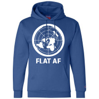 Flat Af Flat Earth Society Champion Hoodie | Artistshot