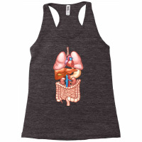 Halloween T Shirt Internal Organ Diagram Anatomy Racerback Tank | Artistshot