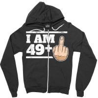 Milestone 50th Birthday   Gag Bday Joke Gift Idea Zipper Hoodie | Artistshot