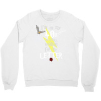 In My 40s Waiting For Magic   White Text 34 Crewneck Sweatshirt | Artistshot