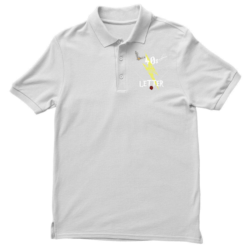 In My 40s Waiting For Magic   White Text 34 Men's Polo Shirt by koromaqazit | Artistshot