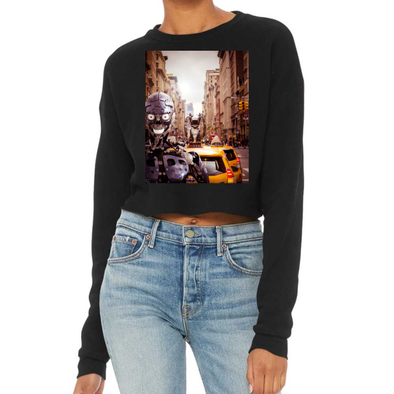 Mr Robot Cropped Sweater by omerpsd | Artistshot