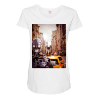 Mr Robot Maternity Scoop Neck T-shirt | Artistshot