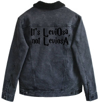 It Is Leviosa15 Unisex Sherpa-lined Denim Jacket | Artistshot