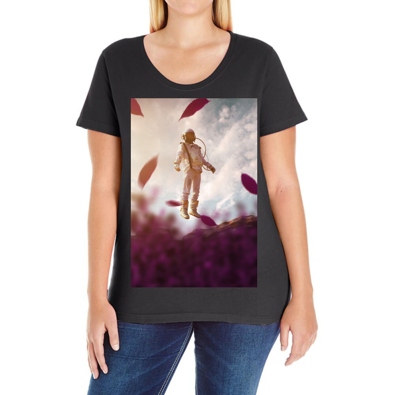 Fly To Freedom Ladies Curvy T-Shirt by omerpsd | Artistshot