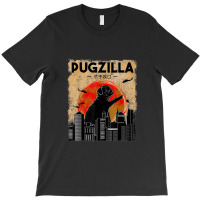 Funny Pug Tshirt, Pugzilla Tshirt, Funny Dog Pug T-shirt | Artistshot