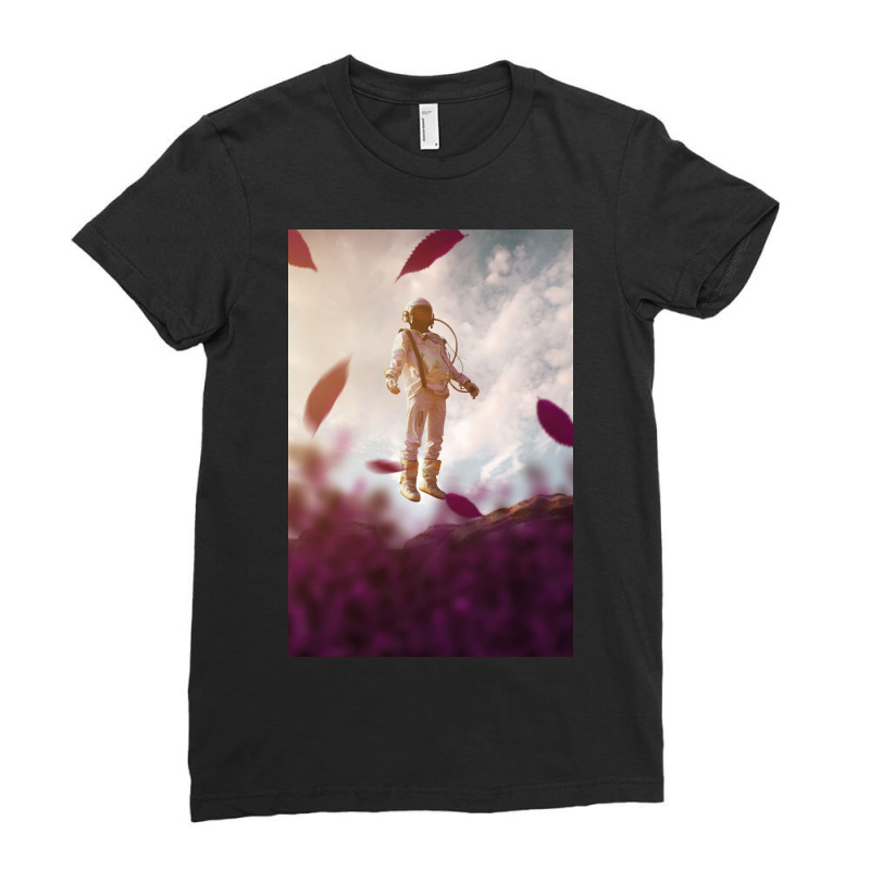 Fly To Freedom Ladies Fitted T-Shirt by omerpsd | Artistshot