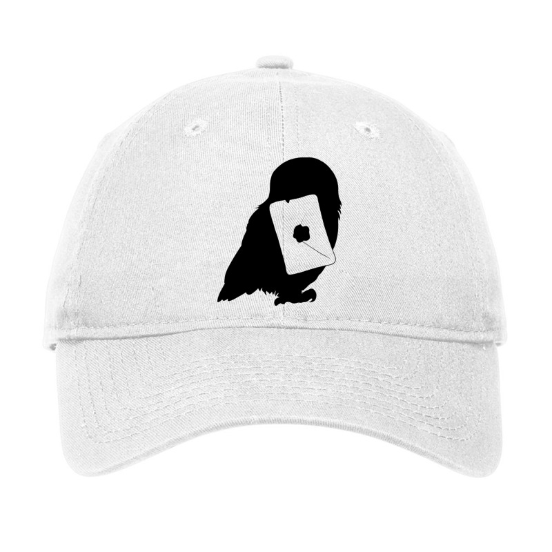 Magic Owl And Letter Silhouette 13 Adjustable Cap by koromaqazit | Artistshot