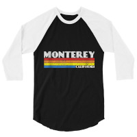 Retro 80s California Ca Souvenir Monterey Tank Top 3/4 Sleeve Shirt | Artistshot