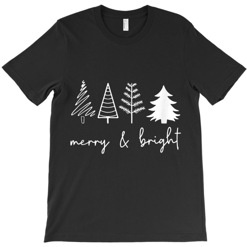 Merry And Bright Christmas Tree Tank Top T-shirt | Artistshot