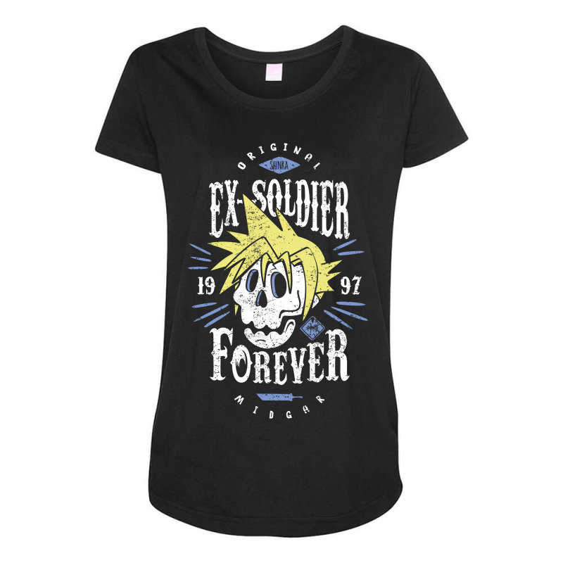 Ex-soldier Forever Maternity Scoop Neck T-shirt by Olipop | Artistshot