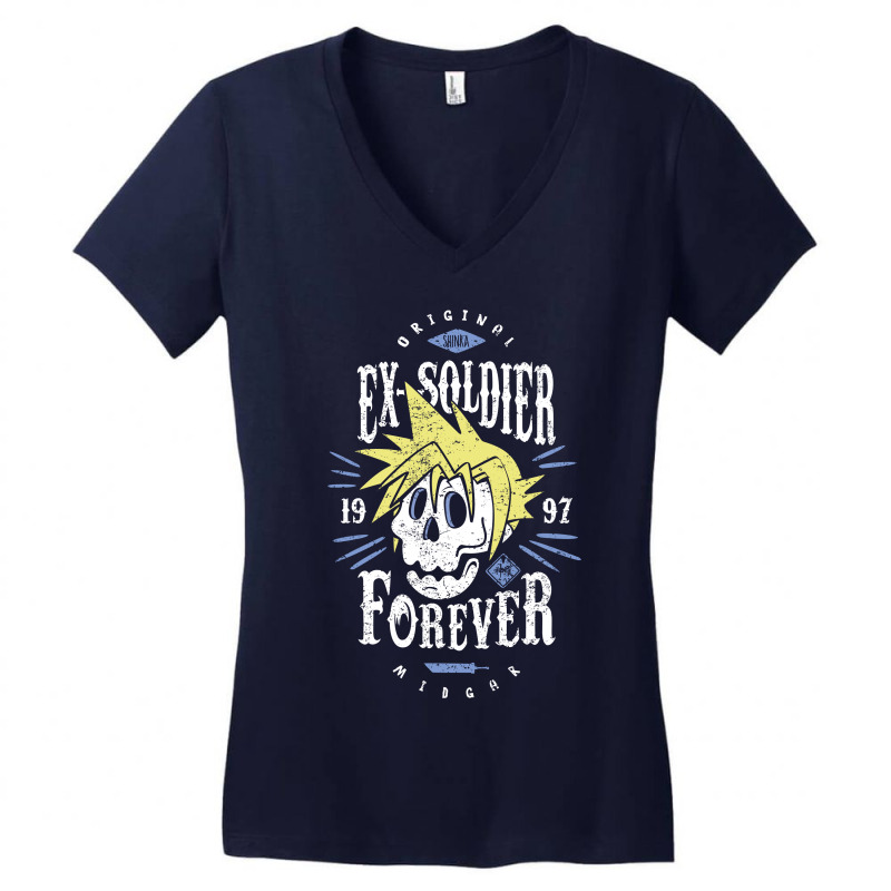 Ex-soldier Forever Women's V-Neck T-Shirt by Olipop | Artistshot