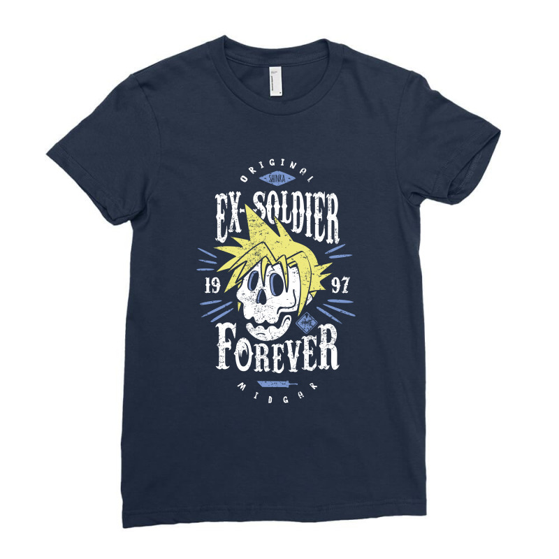 Ex-soldier Forever Ladies Fitted T-Shirt by Olipop | Artistshot