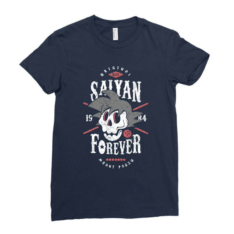 Saiyan Forever Ladies Fitted T-Shirt by Olipop | Artistshot