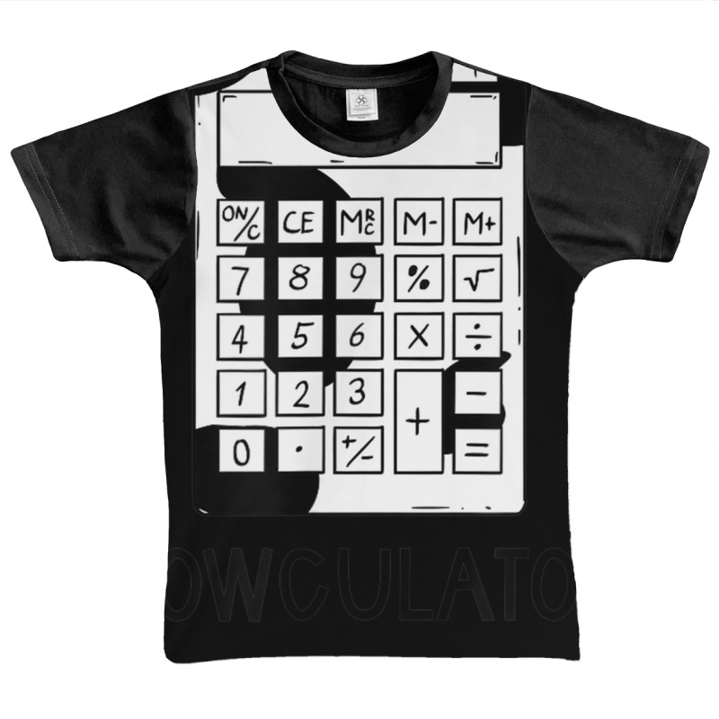 Cowculator   Cute Funny Calculator Math Teacher T Graphic Youth T-shirt by choninzel | Artistshot