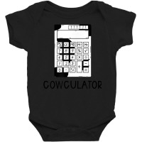 Cowculator   Cute Funny Calculator Math Teacher T Baby Bodysuit | Artistshot