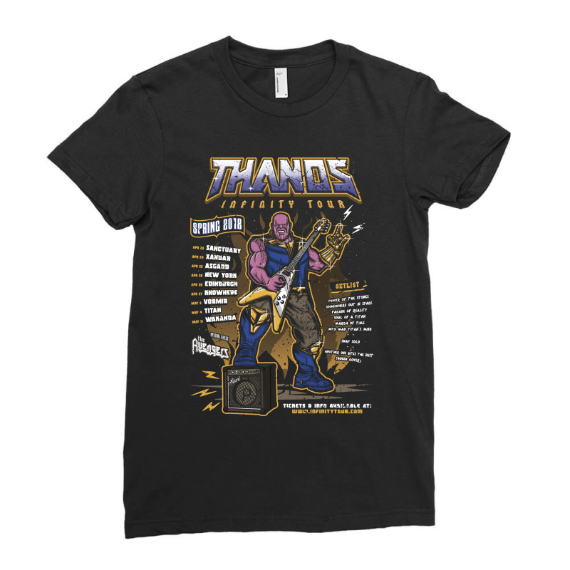 Infinity Tour Ladies Fitted T-Shirt by Olipop | Artistshot