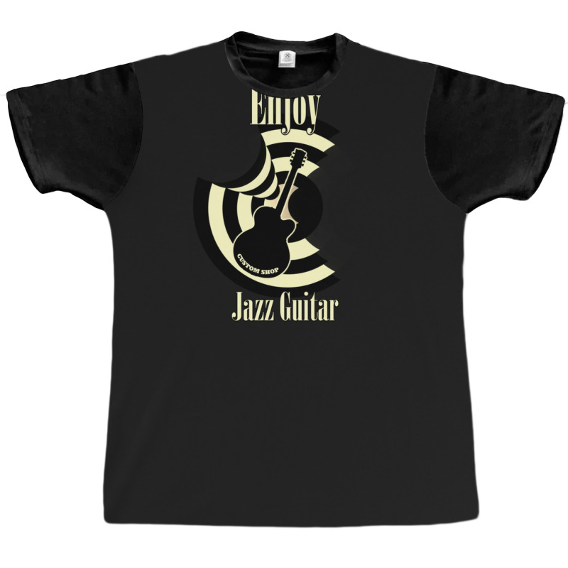 Enjoy Jazz Guitar Graphic T-shirt | Artistshot