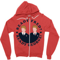 Ready Wizard Ginger Twins Zipper Hoodie | Artistshot