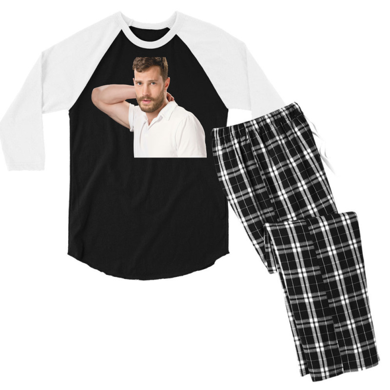 Handsome Jamie Dornan Men's 3/4 Sleeve Pajama Set by luelfeninao | Artistshot