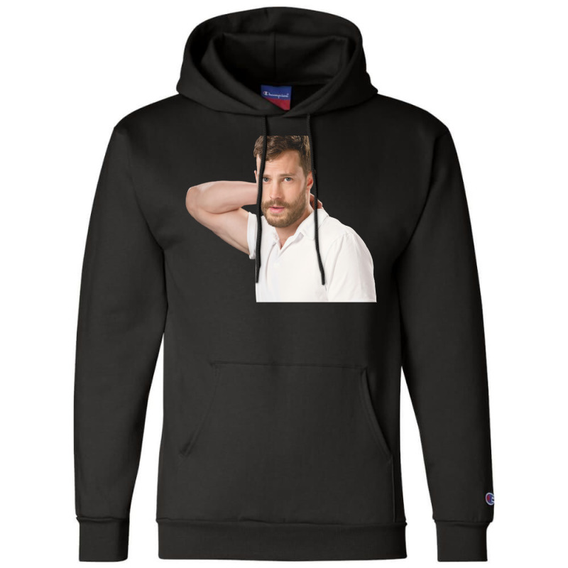 Handsome Jamie Dornan Champion Hoodie by luelfeninao | Artistshot