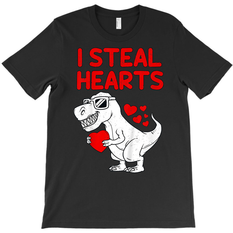 Kids I Steal Hearts T Rex Dino Valentines Day Todd T-shirt | Artistshot