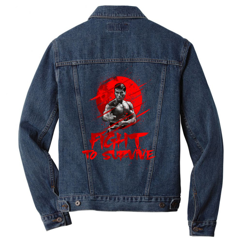 Bloodsport Men Denim Jacket by bokshielverts | Artistshot