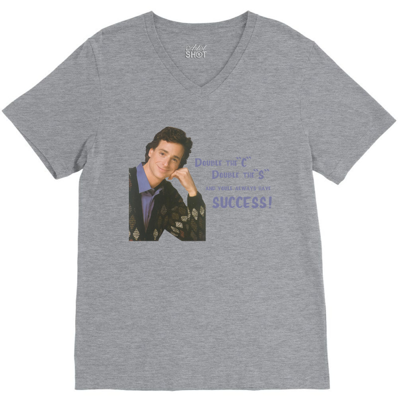 Danny Tanner Teaches Mnemonic Devices! V-Neck Tee by lehnenbeytutl | Artistshot