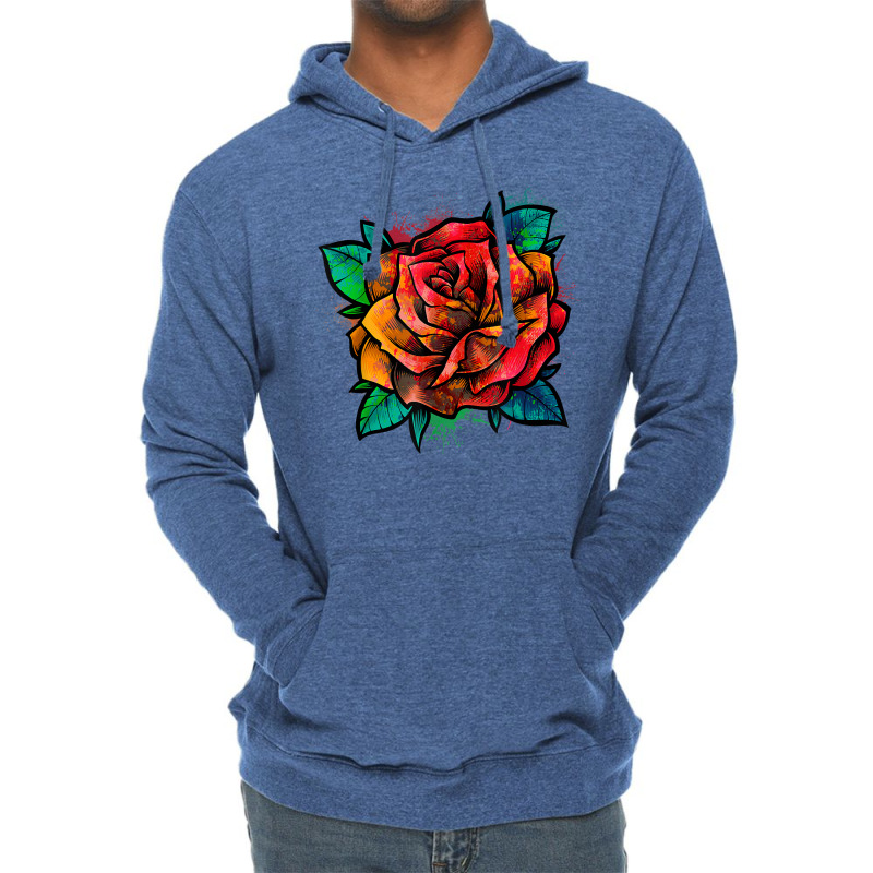 Colorful Rose   Garden Gardener Botanist Flowers R Lightweight Hoodie by mumm | Artistshot