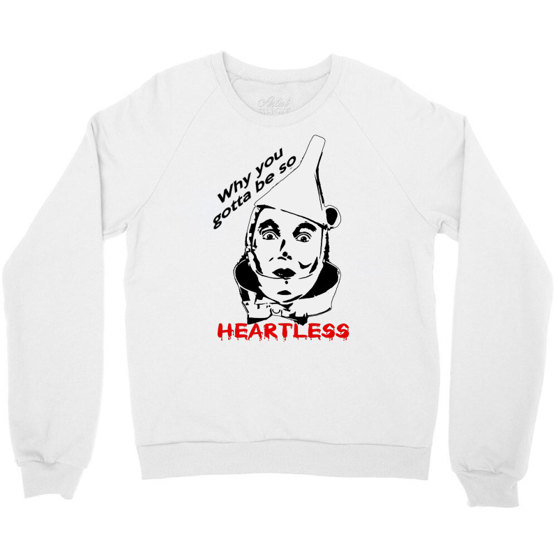 Heartless Tinman Crewneck Sweatshirt by luelfeninao | Artistshot