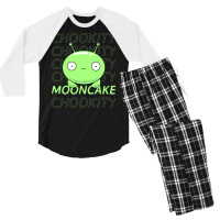 Adventures Of Mooncake Chookity Final Space Men's 3/4 Sleeve Pajama Set | Artistshot