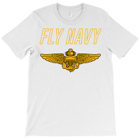 Fly Navy Sweatshirt Classic Navy Pilot Wings Sweat T-shirt | Artistshot