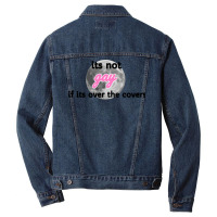 Its Not Gay If Its Over The Covers 1 Men Denim Jacket | Artistshot